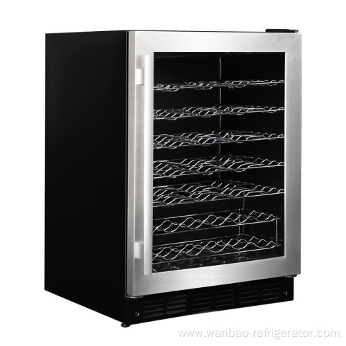 52 Bottles Freestanding Compressor cooling Wine cooler